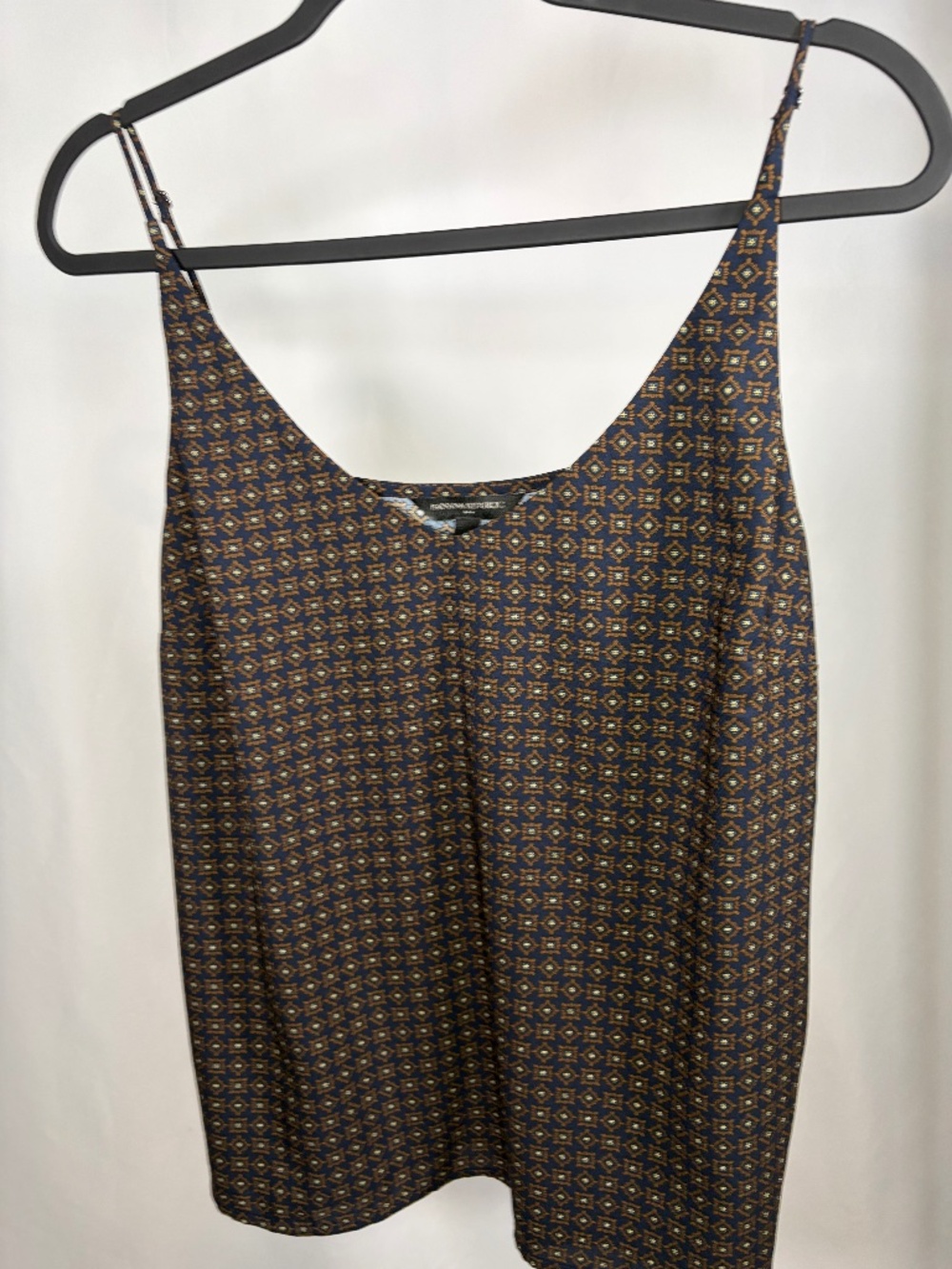 Banana Republic Geometric Print Adjustable Strap Cami | Large